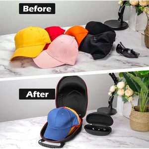 Sac de rangement personnalisé avec logo d'usine, résistant à l'usure pour l'extérieur, sac de rangement pour chapeaux avec fermeture éclair, sac de rangement pour lunettes de soleil, sac à chapeaux en EVA - Product Image 4