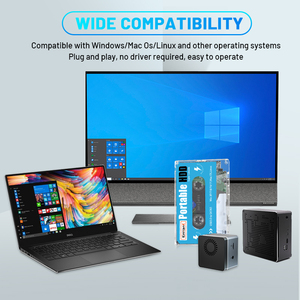 Portable 500G HDD External Hard Drive <strong>Disk</strong> 60000+ Retro Video Games for PSP/1/2 <strong>Windows</strong>/Mac Joysticks &amp; Game Controllers - Product Image 3