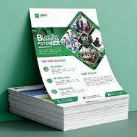 Affiches, prospectus, brochures et dépliants publicitaires personnalisés imprimés en couleur A0 A1 A2 A3 A4 – Impression offset