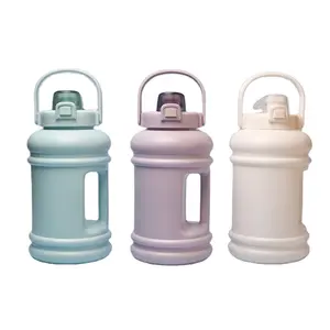 Hochwertige benutzer definierte Logo 2.2L motivierende Wasser flasche 1 Gallone Kunststoff Wassereimer Sport Wasser krüge