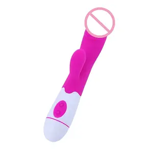 Forniture per il sesso vibratore stimolatore clitorideo G-spot femminile adulto massaggio alimentato a batteria Dildo strumenti del sesso per le donne - Product Image 1