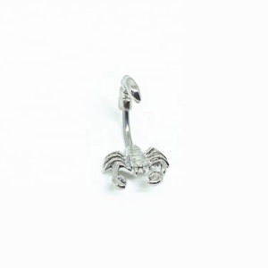 Gioielli per piercing alla pancia in acciaio inossidabile anello per <span class=keywords><strong>ombelico</strong></span> con pancia di scorpione personalizzato di alta qualità <span class=keywords><strong>all</strong></span>'ingrosso - Product Image 6