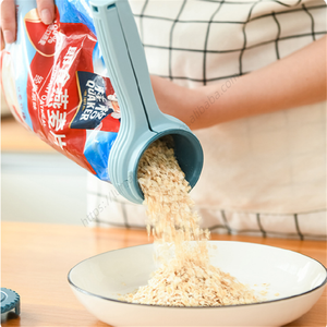 Venta al por mayor: Clip sellador de alimentos reutilizable C44 para conservar la frescura, herramientas de cocina, boquilla de descarga de gran calibre, a prueba de humedad - Product Image 4