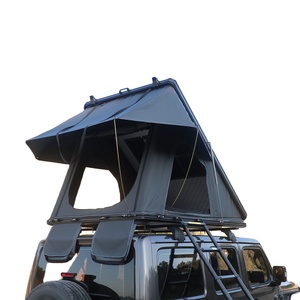 Meilleure tente de toit à clapet en aluminium Nouveau style 2 3 4 personnes Tentes de toit à coque dure avec traînée de vent minimale <span class=keywords><strong>Tissu</strong></span> en toile - Product Image 1