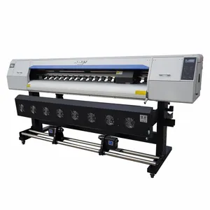 Audley1.9m new eco solvent printer 2024 format besar 1.8m eco solvent inkjet printer printtable vinil perekat