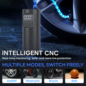 Richtek Nhựa Xách Tay Xe Máy Máy Nén Khí 3.7V 60W <span class=keywords><strong>Mini</strong></span> Pin Sạc Kỹ Thuật Số Đo Áp Suất Lốp Màn Hình Áp Suất - Product Image 3