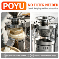 Machine commerciale de meulage de lait de soja pour cantine magasin petit-déjeuner atelier tofu 220V moteur cuivre pur