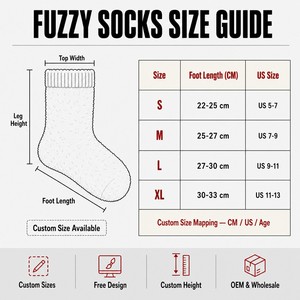 Chaussettes <span class=keywords><strong>de</strong></span> Noël en peluche personnalisées pour un hiver douillet, vente en gros, étiquette privée, OEM, ODM, livraison rapide - Product Image 4