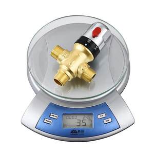Hoogwaardige 1/<span class=keywords><strong>2</strong></span> inch messing thermostaat mengkraan badkamer zonne-elektrische waterverwarmer douche DN15 mengkraan thermostatisch - Product Image 5