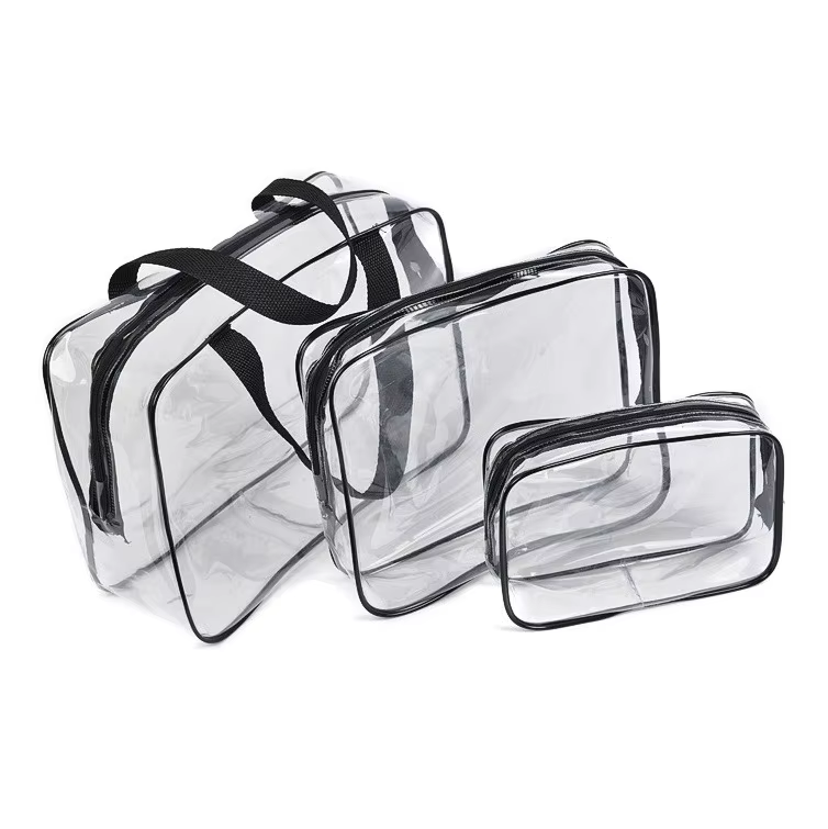 Clear Travel Bag PVC Waterproof Cosmetic Makeup