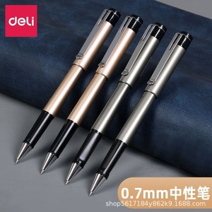 Bolígrafo Deli S96 de 0.7 mm con Tinta Negra y Punta de Tungsteno para Oficina y Escuela - Product Image 4