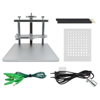 Marco BDM de Acero Inoxidable con LED y 22 Adaptadores OBD2, Herramienta de Reprogramación de ECU de Aluminio para Ingeniería Automotriz