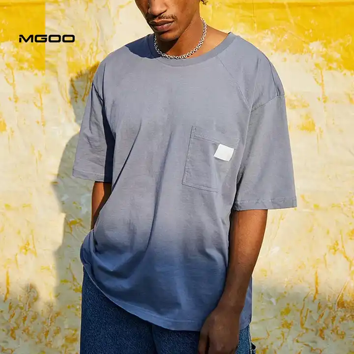 Source MGOO Plain T Shirts Wholesale Custom Pocket Grey Color Tee 65 Polyester 35 Cotton T Shirt m.alibaba.com