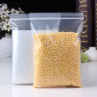 Sachet Doypack Mini Personnalisable Transparent en PE avec Fermeture Éclair, Auto-scellant et Recyclable pour l'Emballage Alimentaire