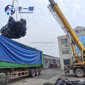Defensas Neumáticas de Goma Yokohama para Barcos Flotantes, Estándar ISO D2.0 L3.5M, para Submarinos, con Certificado BV - Product Image 5