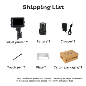 Máy in phun kỹ thuật số cầm tay màn hình cảm ứng độ phân giải cao 600dpi, in logo, ngày tháng, số, mã hóa bằng tay, sử dụng pin, thương hiệu Tij - Product Image 3