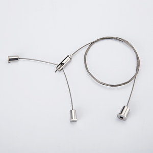<span class=keywords><strong>Kit</strong></span> de suspension de câble fixe en acier en forme de Y pour éclairage de plafond en gros pour panneau LED - Product Image 6