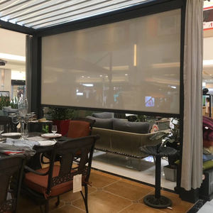 Tirai Gulung Motor Bertenaga Listrik untuk Pergola Luar Ruangan, Tirai Jendela Elektrik Luar Ruangan, Tirai Motor Bertenaga Listrik Tahan Air - Product Image 5