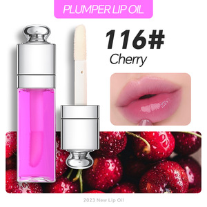 Gloss à lèvres volumisant personnalisable MLM en tube argenté, OEM ODM, 3ml, huile transparente repulpante, réduit les ridules, soin hydratant pour les lèvres - Product Image 2