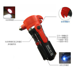 All Thoughts 8 In 1 Multi Tool Screwdriver With Led Light For Car Emergency Use - Product Image 1