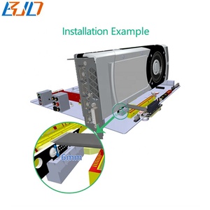 Dual 90 Grad PCI-E 3.0 1X zu PCIe X1 Riser Card Flexibles Verlängerung kabel Magnet kissen 10CM 20CM 30CM 40CM 50CM 60CM 80CM 100CM - Product Image 5