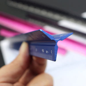 <span class=keywords><strong>Règle</strong></span> d'échelle triangulaire d'échelle d'architecte en aluminium noir bon marché fait sur commande d'usine pour des ingénieurs - Product Image 3