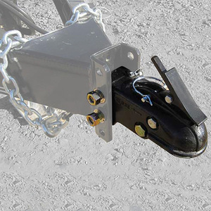 Kit de coupleur de remorque robuste de 2-5/16 po avec support de canal réglable, capacité de 21 000 lb, <span class=keywords><strong>attelage</strong></span> de remorquage pour pièces de remorque - Product Image 2