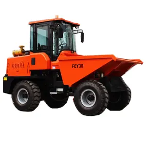 Swivel Mud Buggy FCY30 3 TON 4WD light weight dumper tipper truck dumper traktor mine dumpers