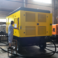 Kaishan KSCY570/12 compresseur à vis portable pour moteur diesel minier 570 CFM 12 bars de pression 380V nouvelle condition moteur pompe PLC