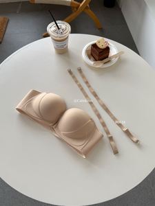 <span class=keywords><strong>Soutien</strong></span>-<span class=keywords><strong>gorge</strong></span> sexy sans armatures pour femme, avec double boucle avant, coupe 3/4, effet <span class=keywords><strong>push</strong></span>-<span class=keywords><strong>up</strong></span> pour petite poitrine, bretelles ajustables antidérapantes, couleur unie, sans couture - Product Image 3