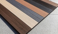 Nouveau revêtement de jardin WPC 2025 personnalisable, anti-UV, antidérapant, résistant à l'abrasion, aspect bois naturel, gaufrage 3D, écologique et emboîtable