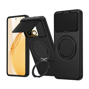 Para Realme C83/P4 <span class=keywords><strong>Lite</strong></span> 4G/P4 Power/16 Pro+ Funda Magnética Antigolpes con Protección Total de Lente, Diseño Compacto 360 °   Funda Antihuellas para Teléfono - Product Image 1
