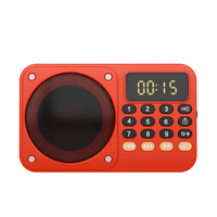 Lecteur MP3 Gurbani portable avec batterie 1200 mAh, recharge USB-C, haut-parleur Coran/Bible, nouveau modèle, petite radio d'urgence pour l'extérieur