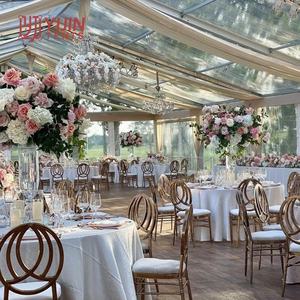 Structure de réception préfabriquée géante en PVC transparent 10x20m pour événements extérieurs (mariages, fêtes) - Product Image 4