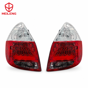 Suministro OEM: Luces traseras LED y halógenas mejoradas para Honda Fit Jazz GD1 GD3 2003-2008, compatibles con la parte trasera izquierda y derecha, tintadas ahumadas, transparentes y rojas. - Product Image 4