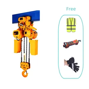 3-Phasen-Motor 220 V Spannung 1.500 kg elektrische Kettenhebebühne mit Block und Rüstzeug