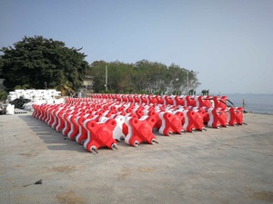 Precio de fábrica, protección contra olas de inundación, comedor, rompeolas de plástico, HDPE, muelle marino, bloque de olas - Product Image 6