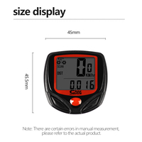 Nouvel ordinateur SD546 multifonctionnel étanche rétro-éclairage odomètre VTT chronomètre compteur de vitesse accessoires de cyclisme
