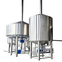 Petit équipement de brassage 500L pour usage domestique, restaurant, ferme, options état neuf ou d'occasion, cuve sous pression pour saccharification et fermentation