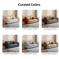Moderno de cuero genuino Pull sofá cama Convertible reclinable sofá plegable litera suave extensible muebles para Hotel