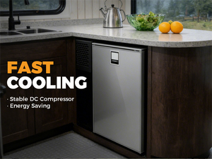 Refrigerador Portátil para Auto ICECO, Compresor de 12V/24V CC, Congelador para Auto -20°C ℃ ~+20 ℃   Para Camionetas RV de Camping - Product Image 3