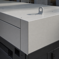 Groupe électrogène diesel silencieux de type canopy 50 kVA pour la sauvegarde d'alimentation industrielle, Cummins, triphasé 400 V 50 Hz