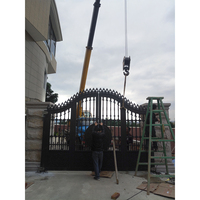 Porte principale moderne en aluminium, qui ne rouille pas, livraison gratuite