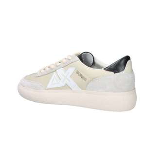 Sun68 Baskets pour hommes en toile crème, chaussures tendance 40 41 42 43 44 45 - Product Image 5
