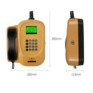 โทรศัพท์โรงเรียนกลางแจ้งการ์ด RFID 4G พร้อมโทรศัพท์แบบจ่ายเงินสาธารณะเครือข่าย VoLTE 2G 3G 4G