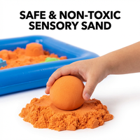 Kit de sable magique DIY avec moules d'animaux marins, jouets sensoriels éducatifs pour enfants, sable dynamique créatif pour activités spatiales