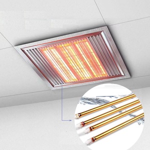 Lámpara halógena de cuarzo con calefacción infrarroja de onda corta para <span class=keywords><strong>techo</strong></span> de baño, fabricantes de lámparas de calor - Product Image 2