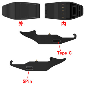 Ersatz uhr Ladegerät <span class=keywords><strong>Dog</strong></span> <span class=keywords><strong>Shock</strong></span> Training Tracking Collar Ladegerät für <span class=keywords><strong>Garmin</strong></span> T5 TT15 TT10 T15 GTT15x TT25 - Product Image 2