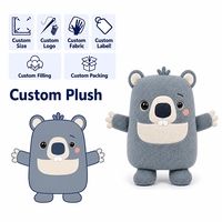 Porte-clés Mascotte Personnalisé en Peluche, Jouet Doux avec Coutures de Précision, Vente Directe Usine pour Grands Magasins