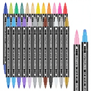 Marqueurs de peinture acrylique <span class=keywords><strong>extra</strong></span> fins 0,7 mm, 36 couleurs, pour toile, roche, bois, verre, céramique, bricolage, artisanat, fournitures artistiques, peinture - Product Image 5